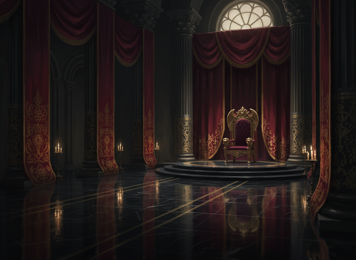 Imperial throne chamber of the Astergea Imperium